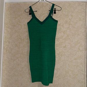 Green Mini Bodycon Dress